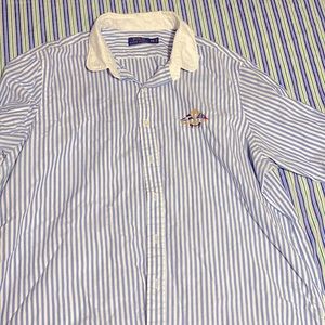 Polo Ralph Lauren striped button down XXL